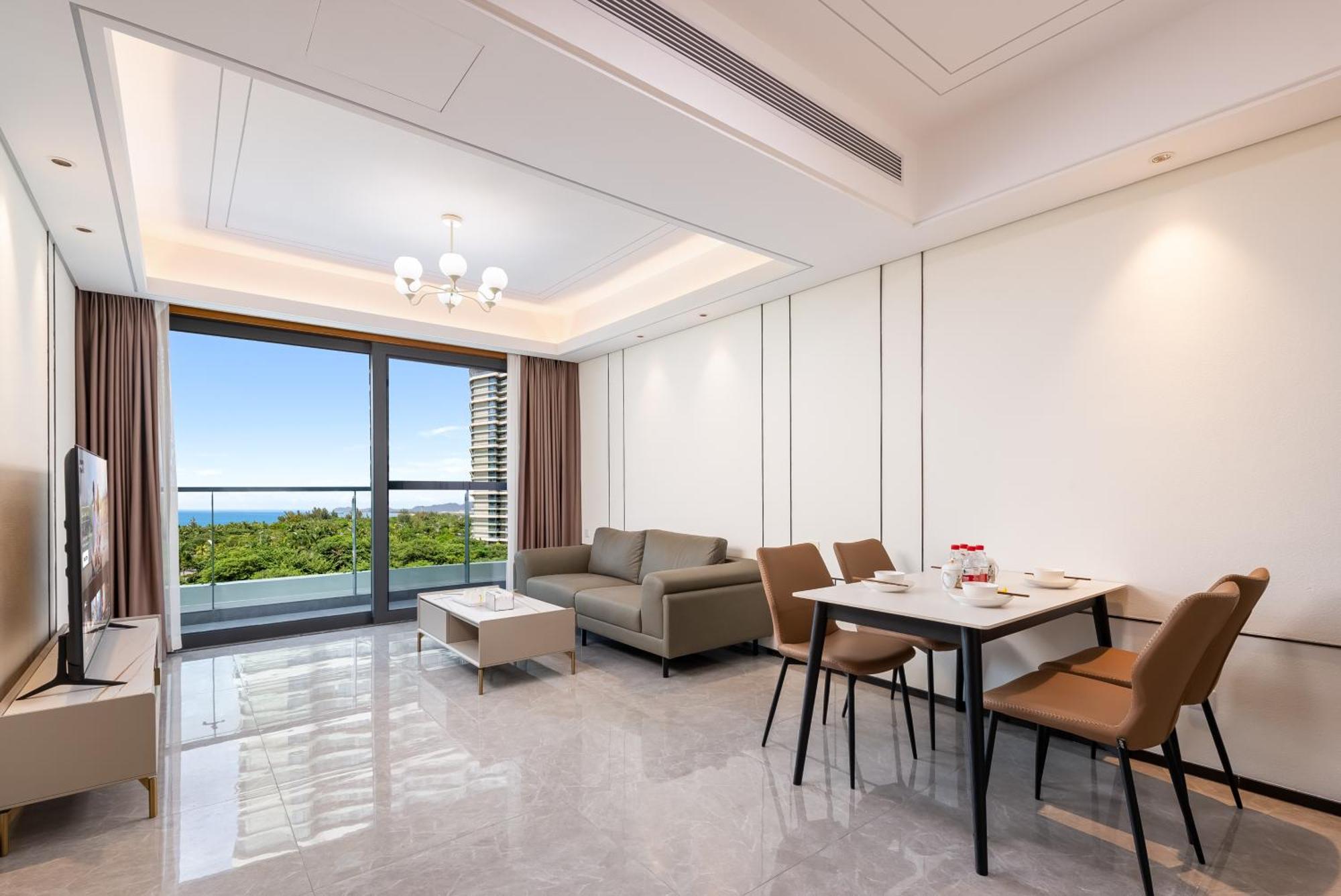 Puhai Sea View Apt By Hailan Tour At Sanya Yazhou Bay#Only 100 Meters To Beach And Sea Swimming Area Buitenkant foto