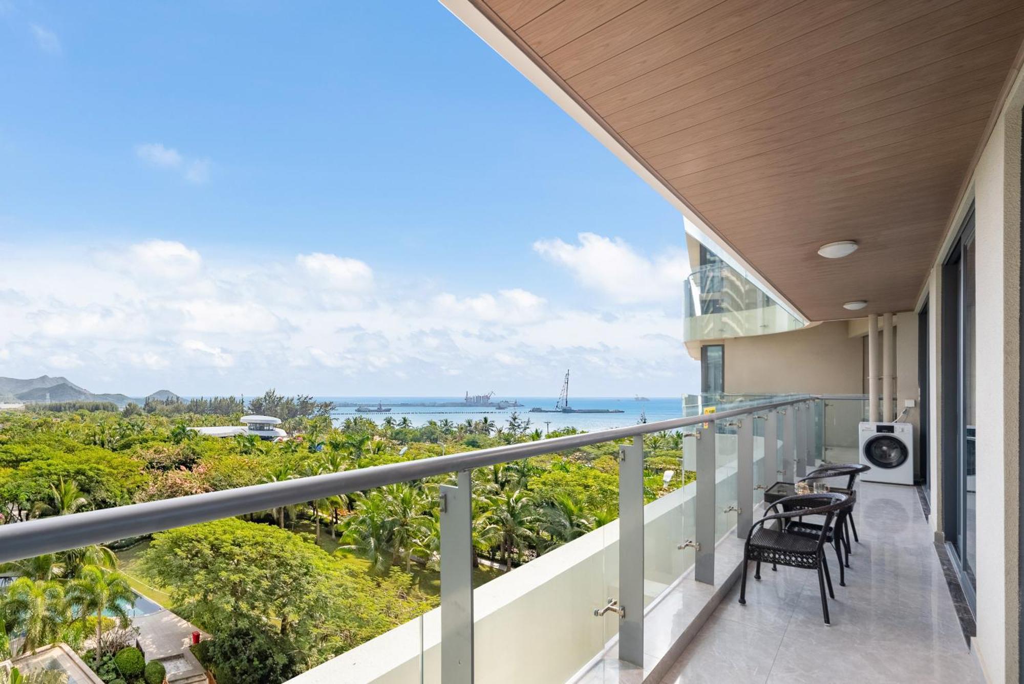 Puhai Sea View Apt By Hailan Tour At Sanya Yazhou Bay#Only 100 Meters To Beach And Sea Swimming Area Buitenkant foto