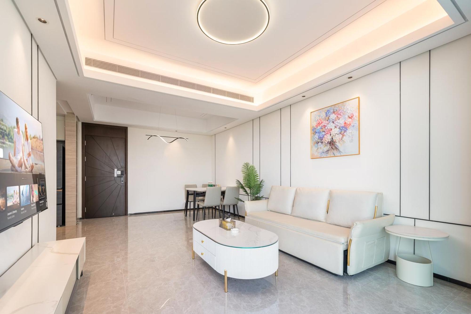 Puhai Sea View Apt By Hailan Tour At Sanya Yazhou Bay#Only 100 Meters To Beach And Sea Swimming Area Buitenkant foto