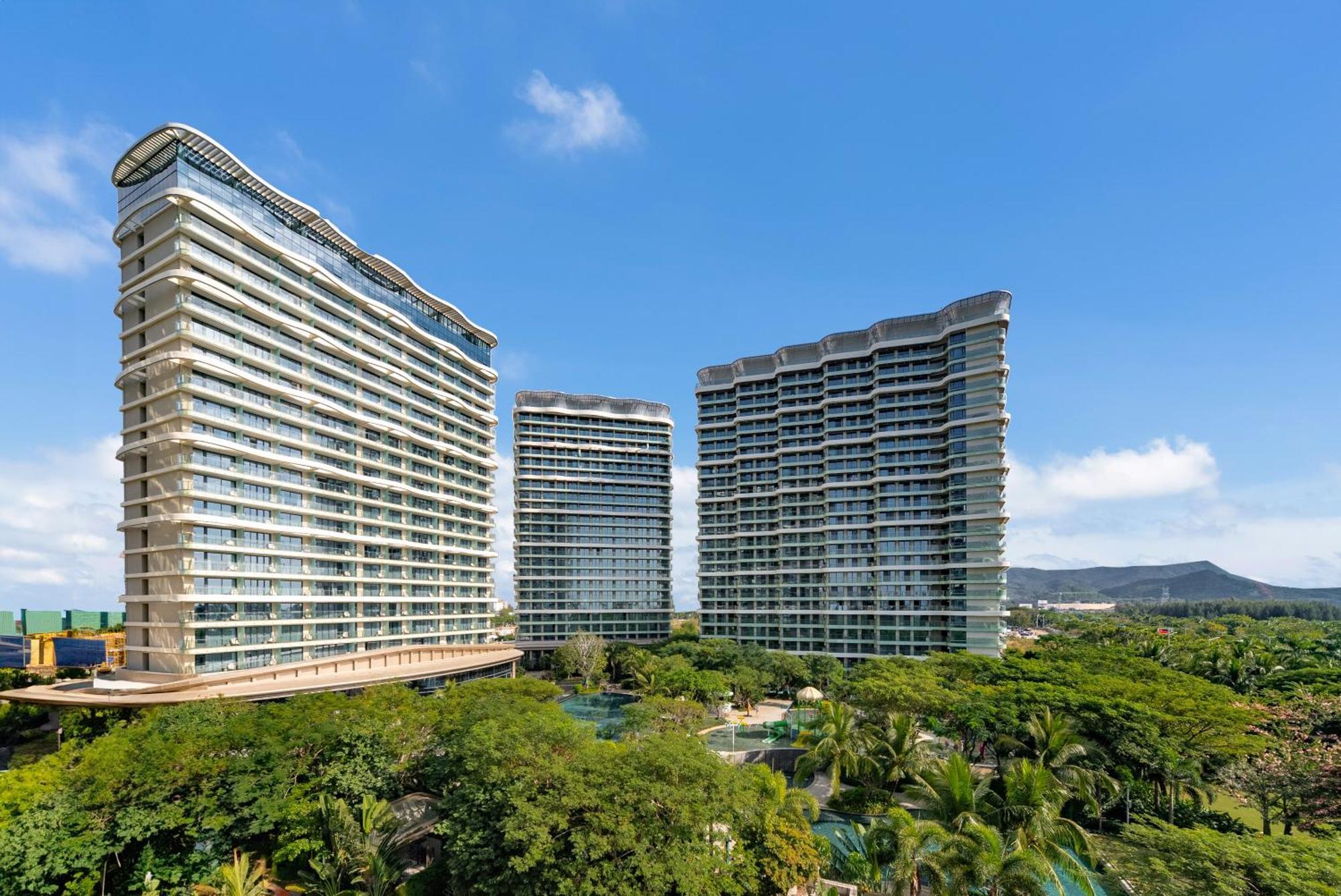 Puhai Sea View Apt By Hailan Tour At Sanya Yazhou Bay#Only 100 Meters To Beach And Sea Swimming Area Buitenkant foto