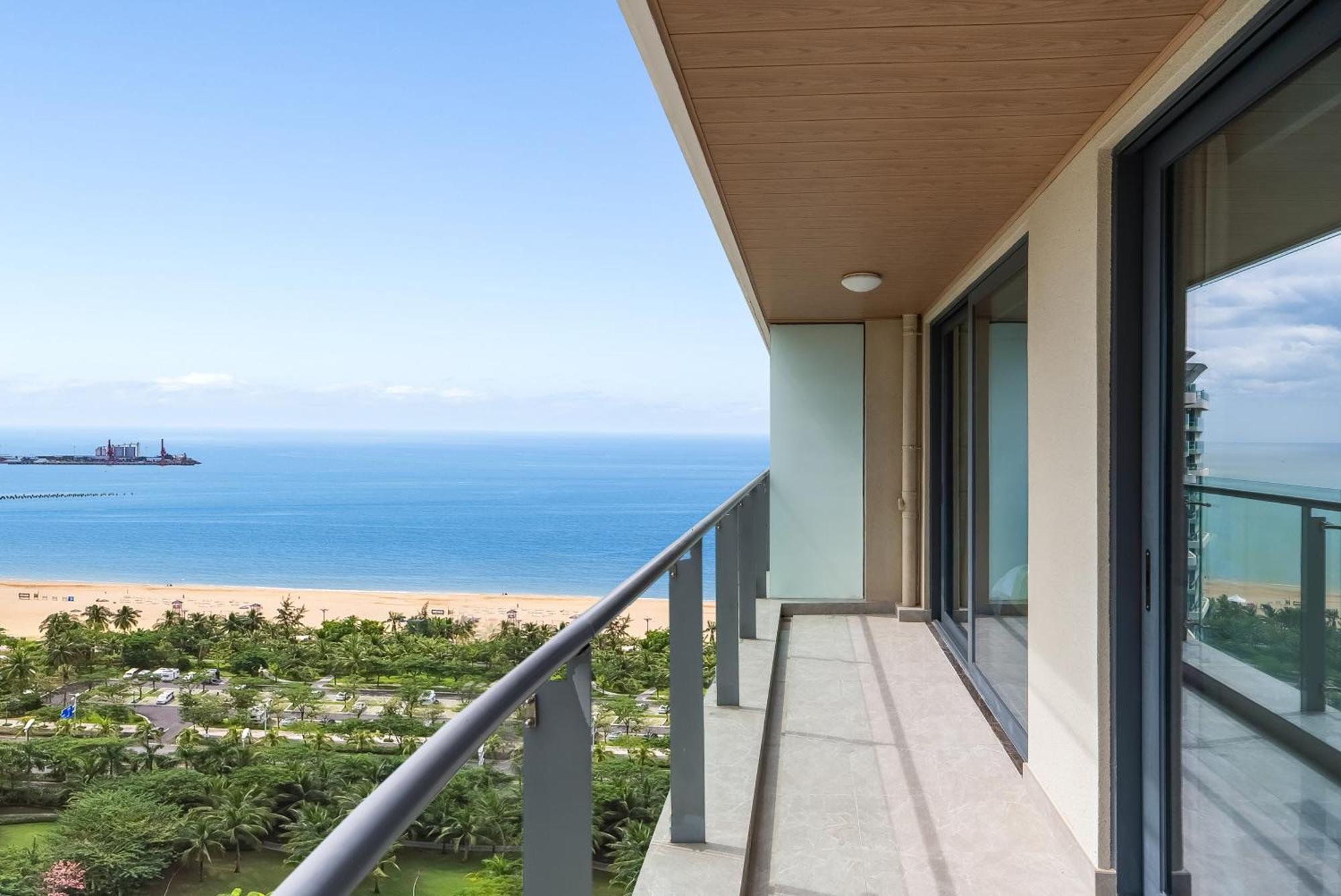 Puhai Sea View Apt By Hailan Tour At Sanya Yazhou Bay#Only 100 Meters To Beach And Sea Swimming Area Buitenkant foto
