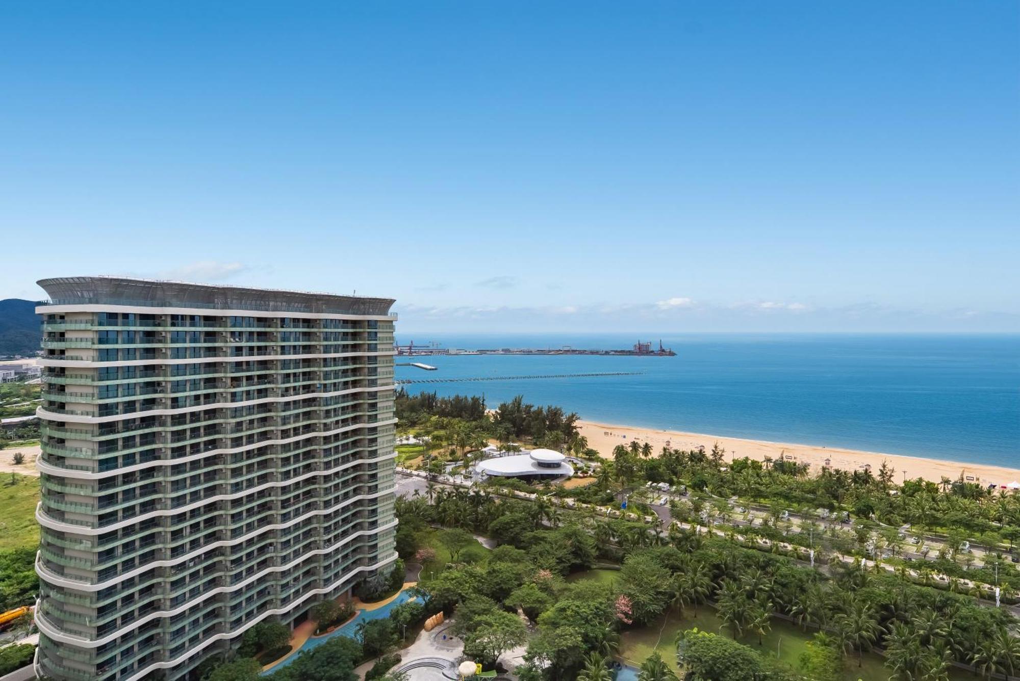 Puhai Sea View Apt By Hailan Tour At Sanya Yazhou Bay#Only 100 Meters To Beach And Sea Swimming Area Buitenkant foto