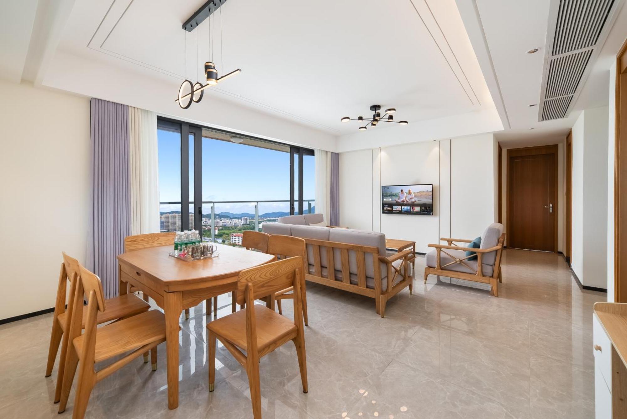 Puhai Sea View Apt By Hailan Tour At Sanya Yazhou Bay#Only 100 Meters To Beach And Sea Swimming Area Buitenkant foto