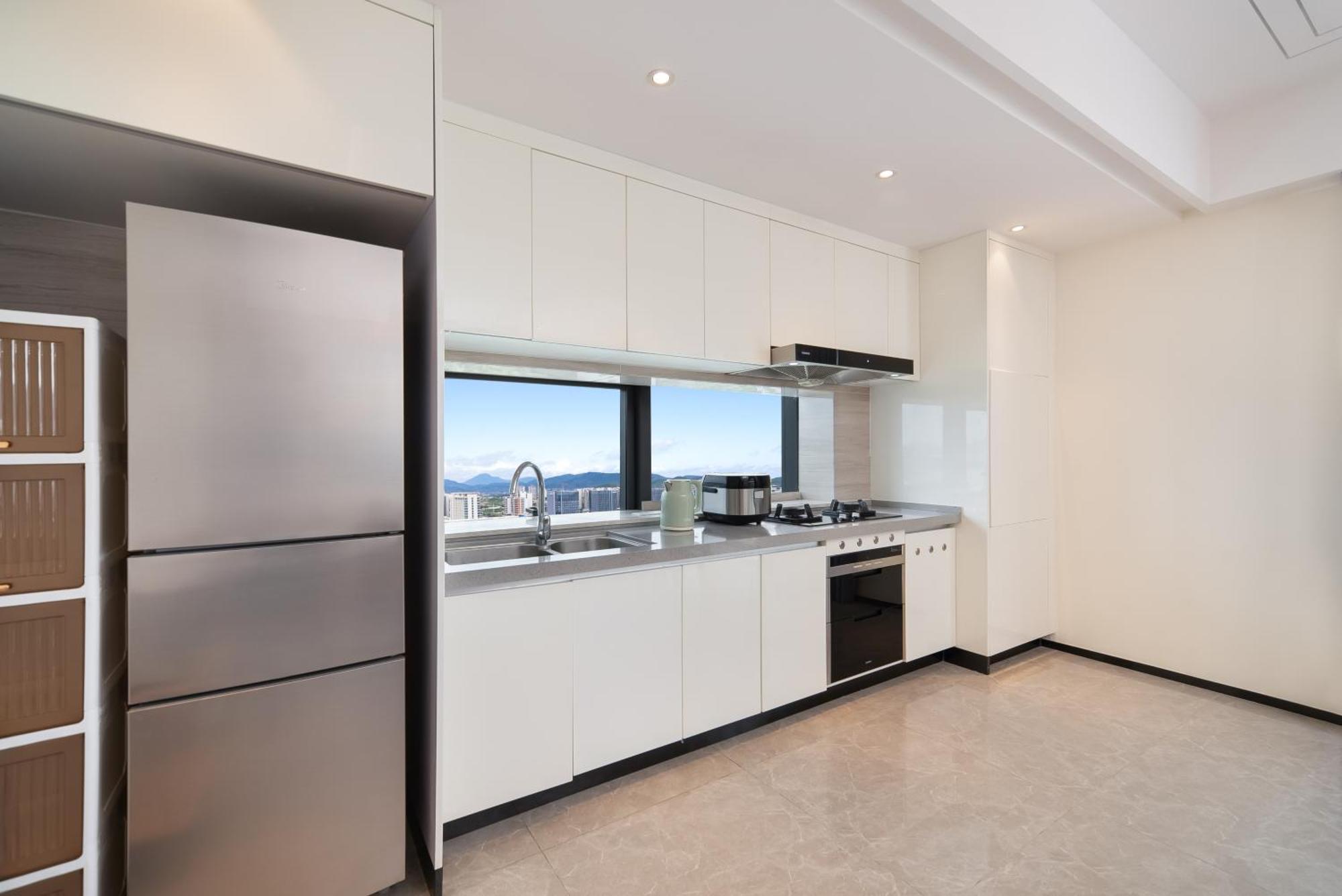 Puhai Sea View Apt By Hailan Tour At Sanya Yazhou Bay#Only 100 Meters To Beach And Sea Swimming Area Buitenkant foto