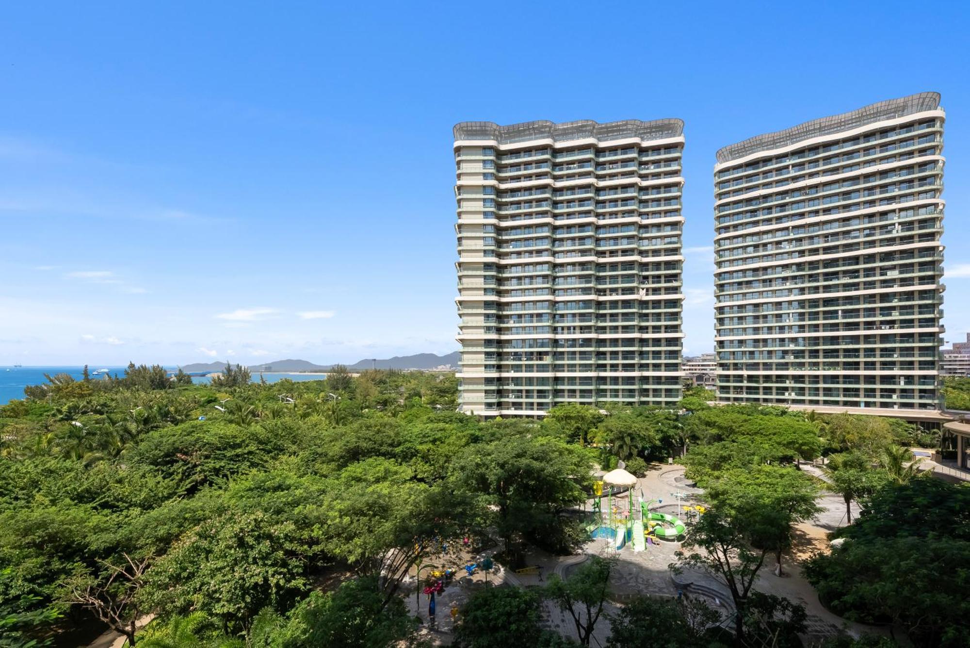 Puhai Sea View Apt By Hailan Tour At Sanya Yazhou Bay#Only 100 Meters To Beach And Sea Swimming Area Buitenkant foto