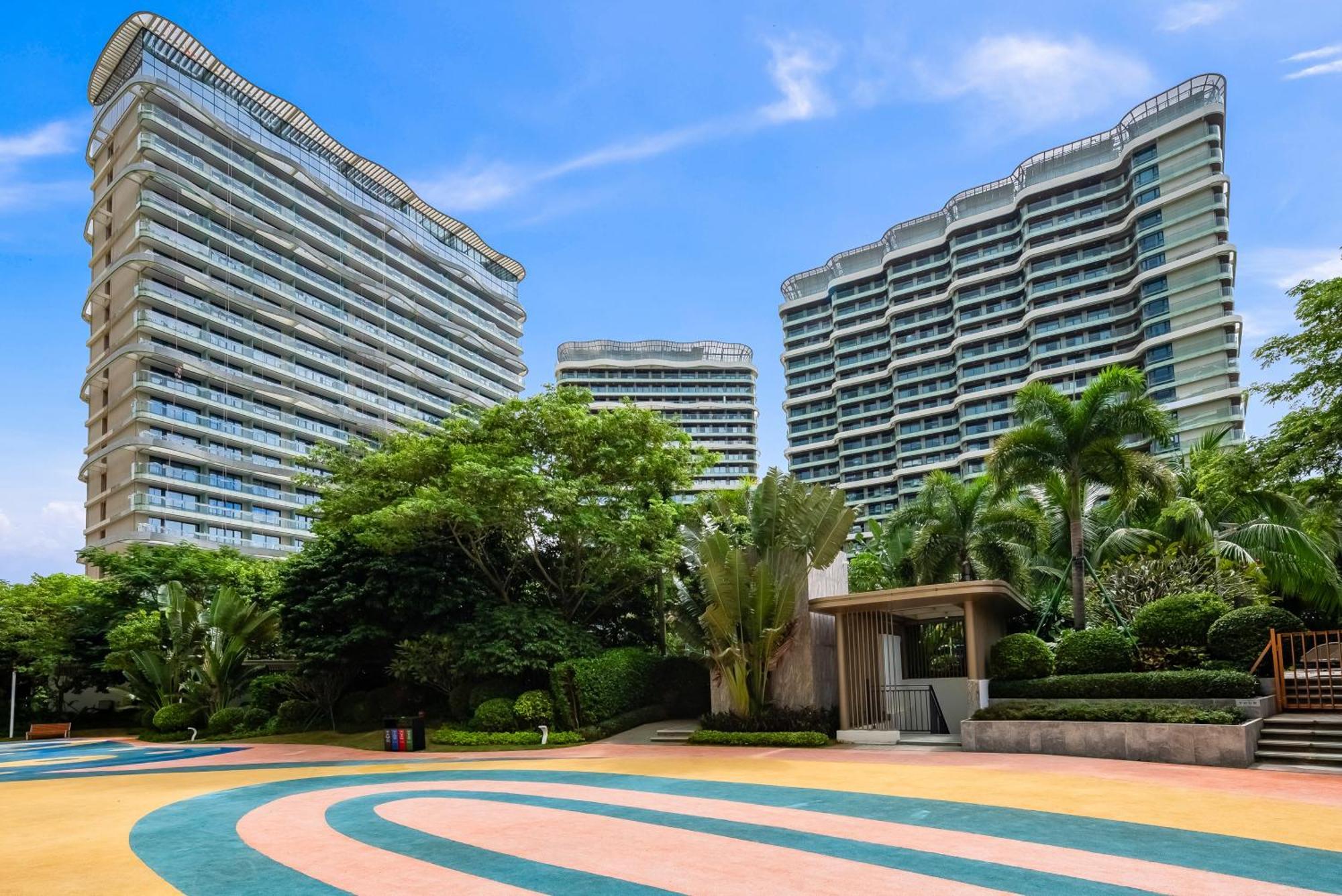 Puhai Sea View Apt By Hailan Tour At Sanya Yazhou Bay#Only 100 Meters To Beach And Sea Swimming Area Buitenkant foto