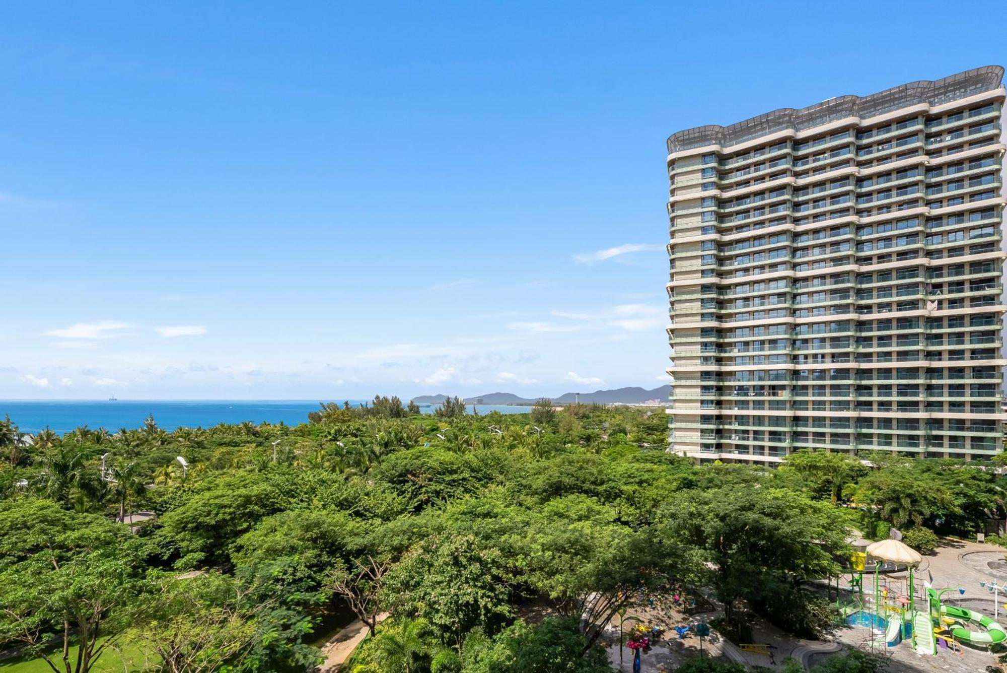 Puhai Sea View Apt By Hailan Tour At Sanya Yazhou Bay#Only 100 Meters To Beach And Sea Swimming Area Buitenkant foto