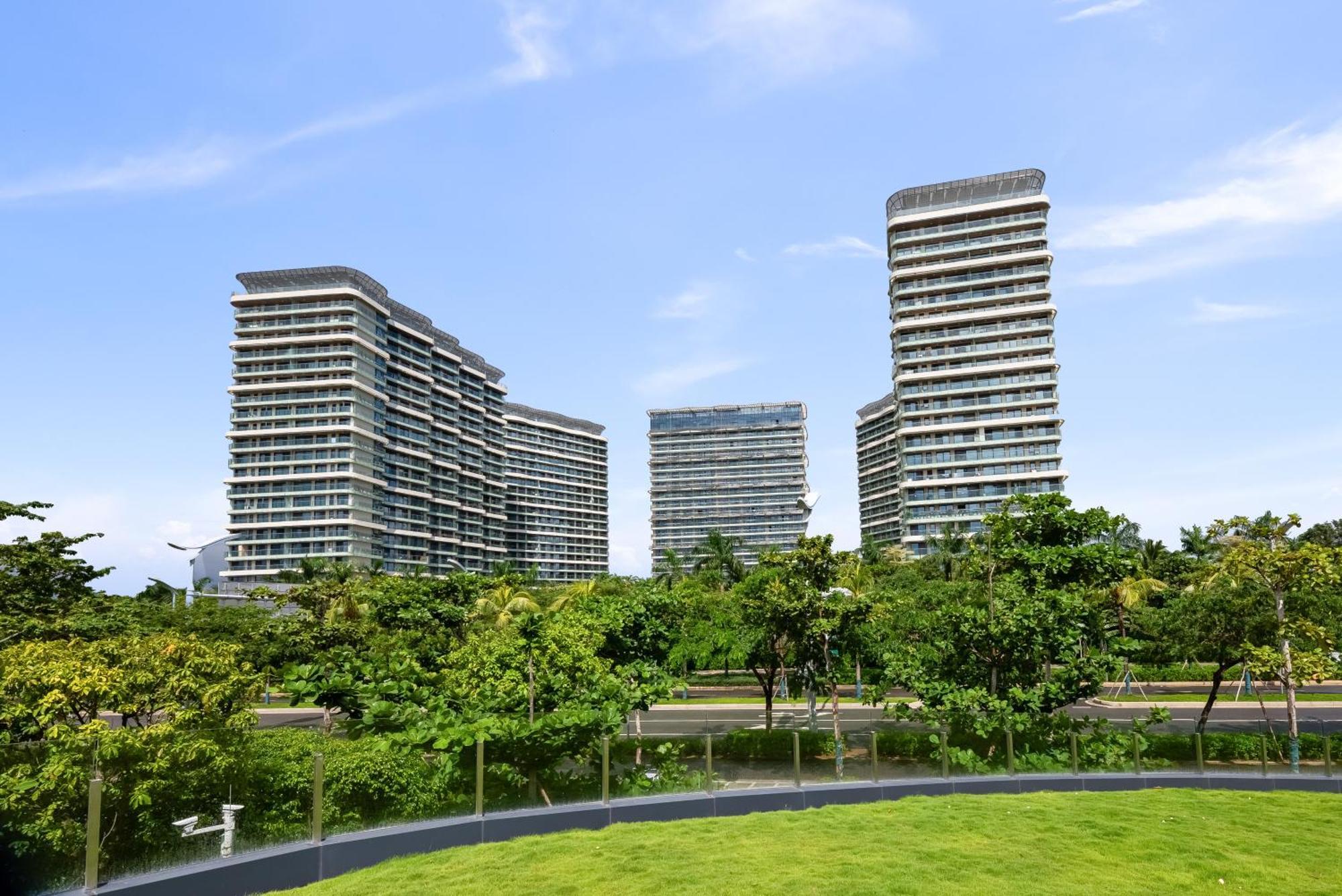 Puhai Sea View Apt By Hailan Tour At Sanya Yazhou Bay#Only 100 Meters To Beach And Sea Swimming Area Buitenkant foto